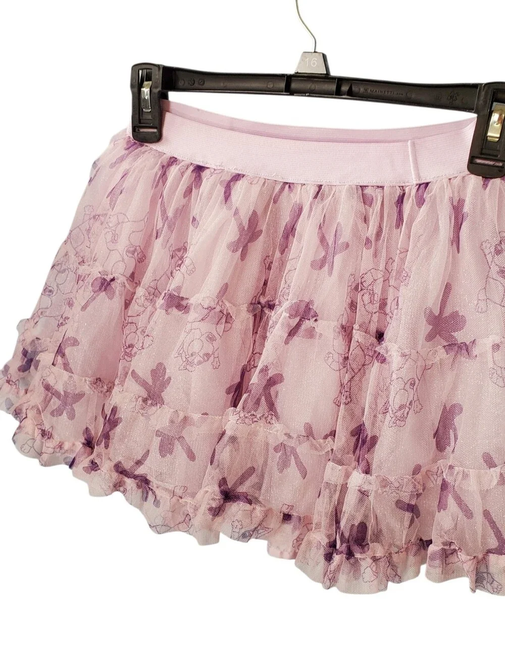Bluey Lilac Tulle Layered Full Skirt Girl's Size 6x